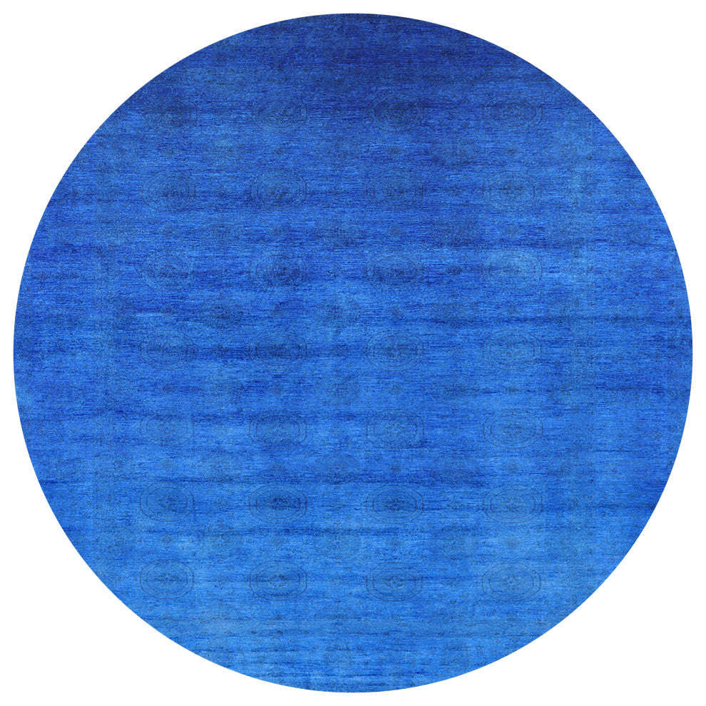 Ahgly Company Indoor Round Mid-Century Modern Area Rugs, 7' Round