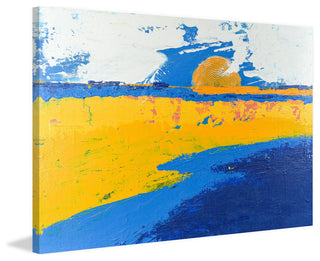 "Sound Side Sun" Painting Print on Wrapped Canvas, 60"x40"
