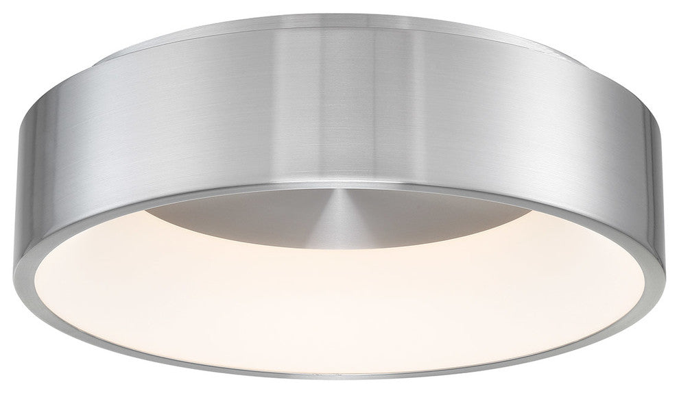 Corso 18" LED Flush Mount 3000K, Brushed Aluminum