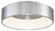 Corso 18" LED Flush Mount 3000K, Brushed Aluminum