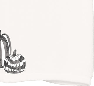 Pumpkin Duo 18"x30" Cream Halloween Hand Towel