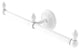 Monte Carlo 2 Arm Guest Towel Holder, Matte White