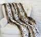 Snow Lynx Faux Fur Luxury Throw
