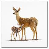 The Macneil Studio 'Deer' Canvas Art, 14"x14"