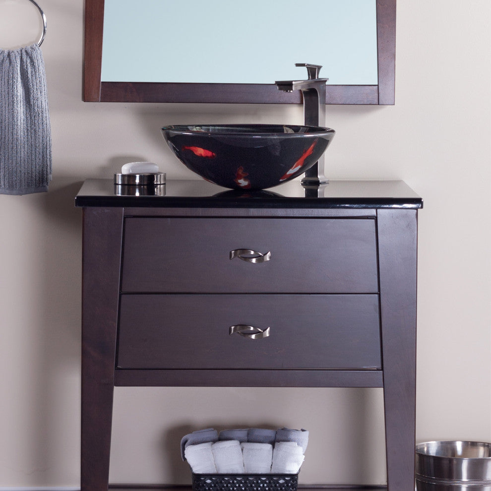 Fiche Glass Vessel Sink