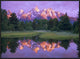 Grand Tetons At Schwabacher Landing, Grand Teton Np, Wyoming, 32"x24"