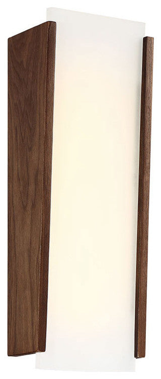Elysia LED Wall Sconce 3000K, Dark Walnut