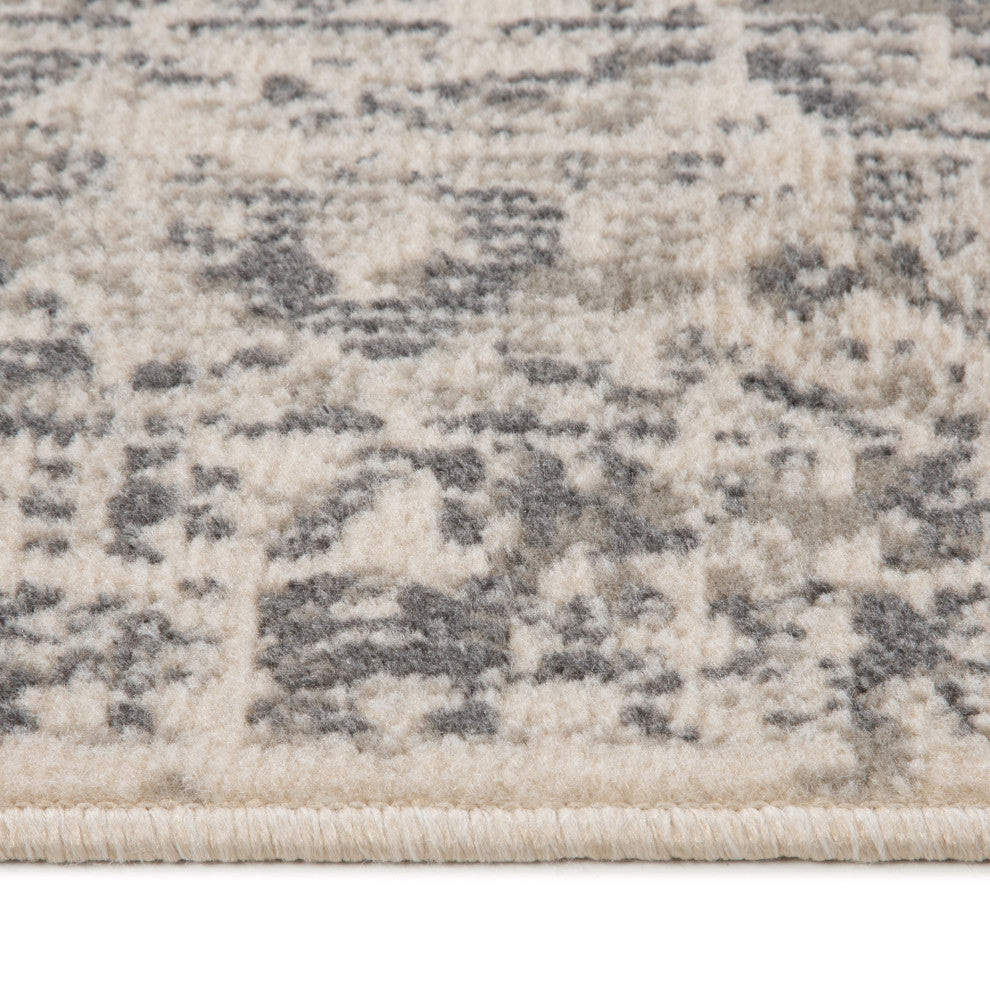 Alpine Dale Runner, Gray, 2'7" x 10', Medallion