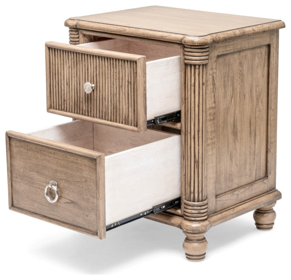 Malibu 2-Drawer Nightstand