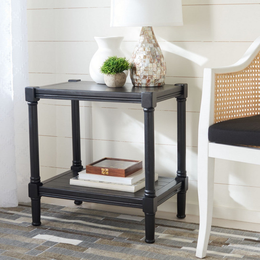 Safavieh Rafiki Rectangle Accent Table, Black
