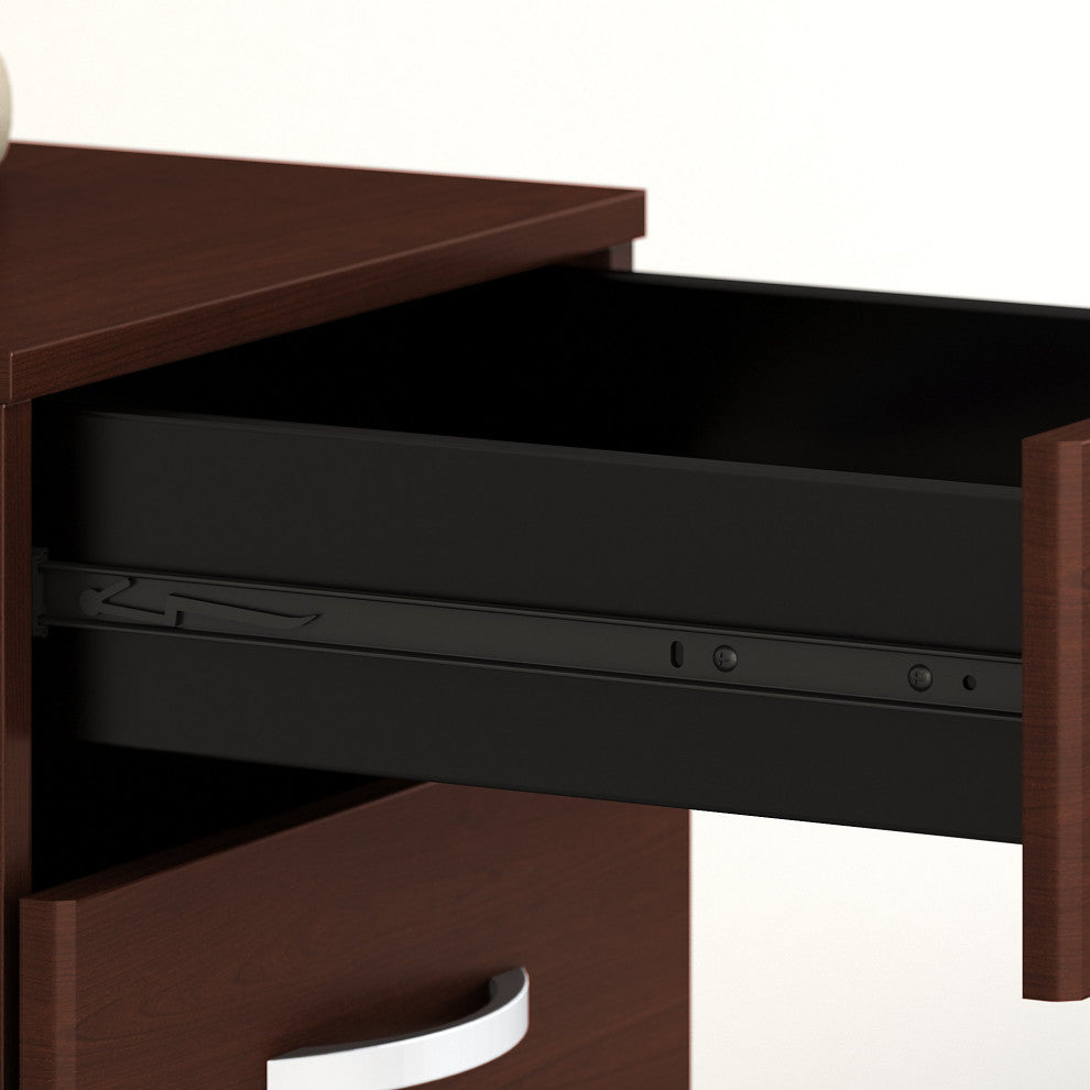 Studio C 3 Drawer Mobile File Cabinet, Harvest Cherry