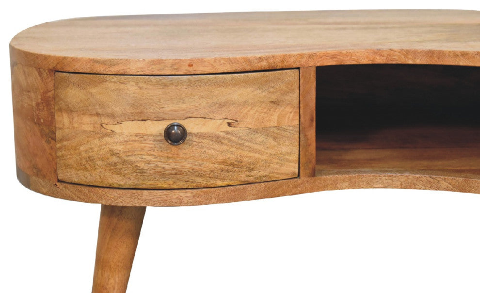 Oak-ish Wave Coffee Table