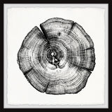 "Burned Oak" Framed Painting Print, 18x18