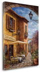 "Courtyard Cafe" By Malcolm Surridge, Giclee Print on Gallery Wrap Canvas