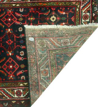 Fine Vintage Distressed Elfaroui Charcoal/Ivory Runner, 3'4 x 12'8