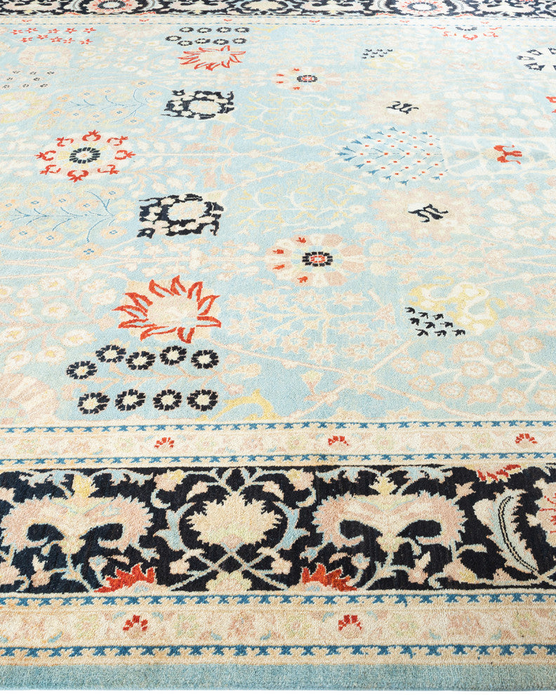 ECLECTIC, Hand Knotted Area Rug 12' 3" X 9' 1"