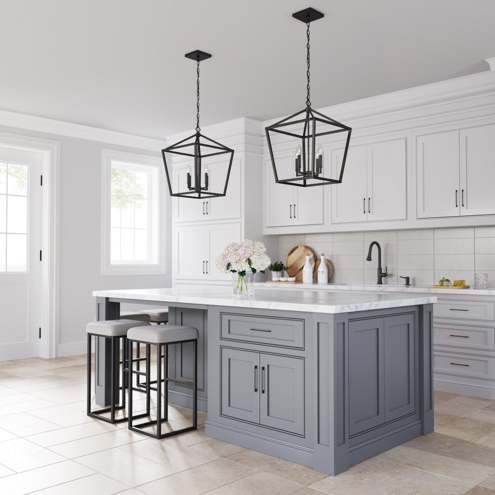 Millennium Lighting Corona Pendant, Matte Black