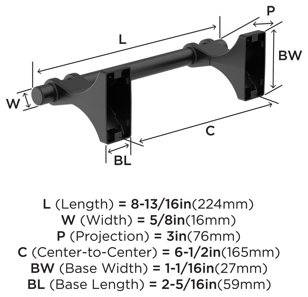 Amerock Davenport Transitional Pivoting Double Post Toilet Paper Holder, Matte B