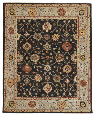 Weave & Wander Irie Rug, Charcoal/Light Blue, 5'6"x8'6"