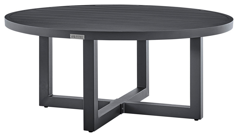 Argiope 3-Piece Patio Swivel Seating Set, Gray Aluminum With Gray Cushions