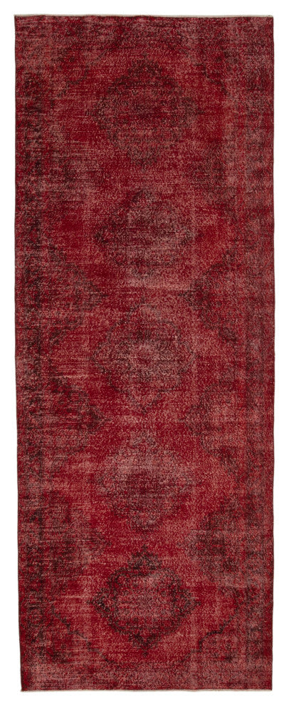 Rug N Carpet - Handwoven Turkish 4' 10" x 12' 7" Contemporary Runner Rug