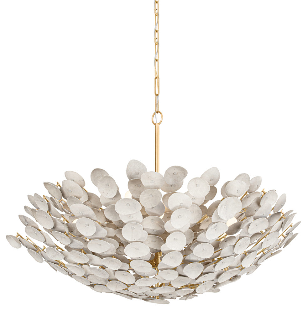 Aimi 12 Light Chandelier, Textile