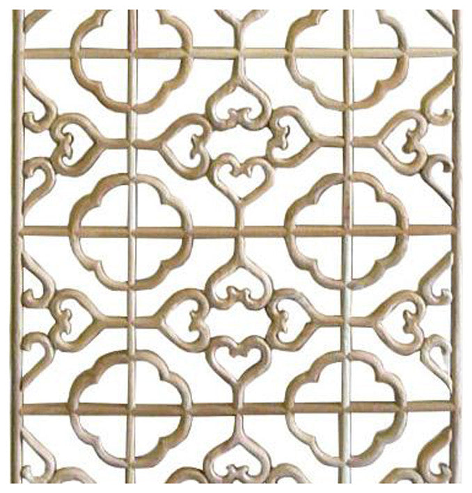 Rectangular Plain Wood Geometric Pattern Wall Panel