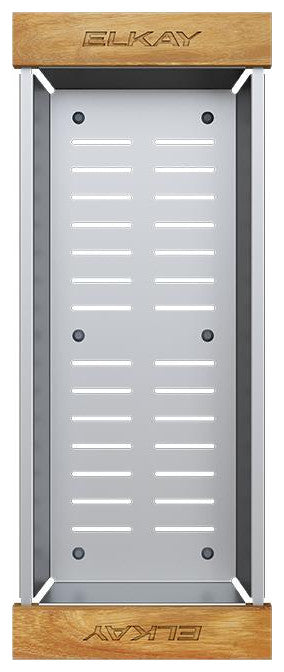 LKC0717SS Elkay Crosstown Stainless Steel 16-7/8" Colander with Wood Handles