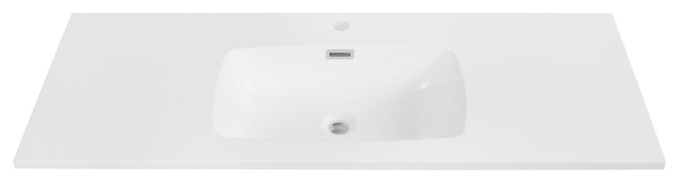 48" Solid Surface Resin Streamline K-1708-48 Vanity Top