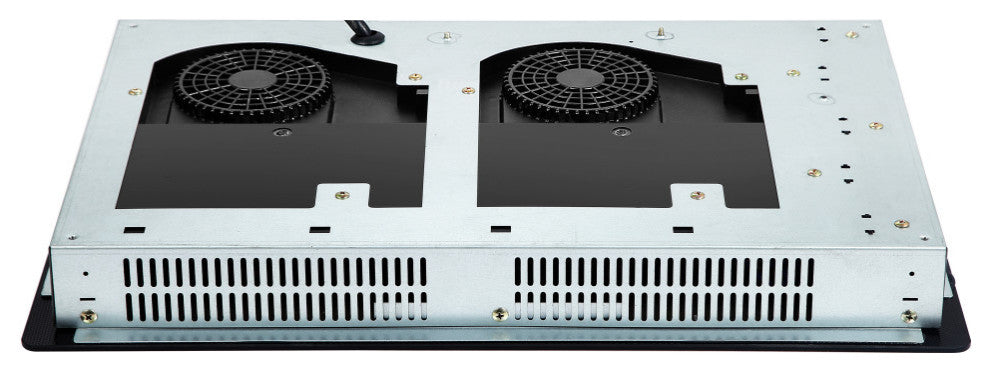 Equator 13" Built in/Freestanding 2 Vertical Burner Induction Cooktop in Black