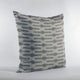 Plutus Blue Needles Stripe Luxury Throw Pillow, 20"x20"
