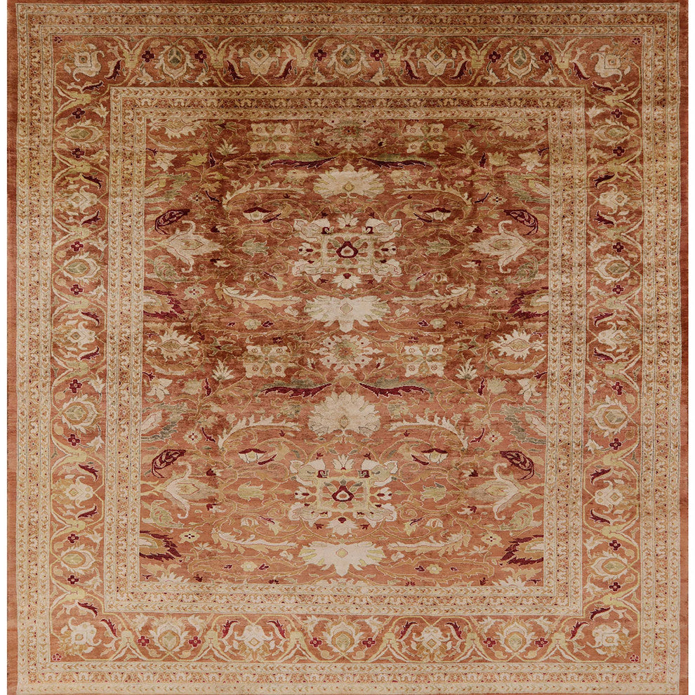 Ahgly Company Indoor Square Mid-Century Modern Area Rugs, 7' Square