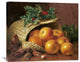 "Still Life With Apples, Hazelnuts and Holly" Artwork, 36" x 30"