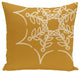 Web Art Holiday Print Pillow, Gold, 16"x16"