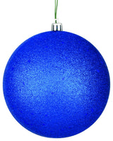 Vickerman 4" Midnight Blue Sequin Ball Ornament, 6 per Bag
