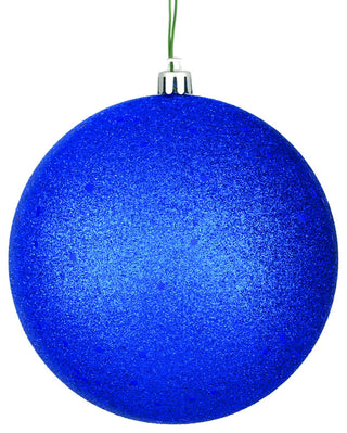 Vickerman 4" Midnight Blue Sequin Ball Ornament, 6 per Bag