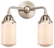 288-2W-SN-G311-LED 2 Light 12.5" Bath Vanity Light, Brushed Satin Nickel