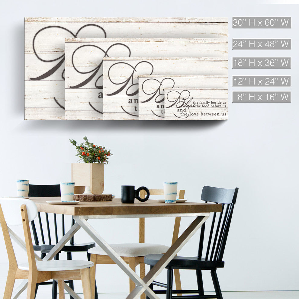 Blessing Wrapped Canvas Kitchen Wall Art, 30"x60"