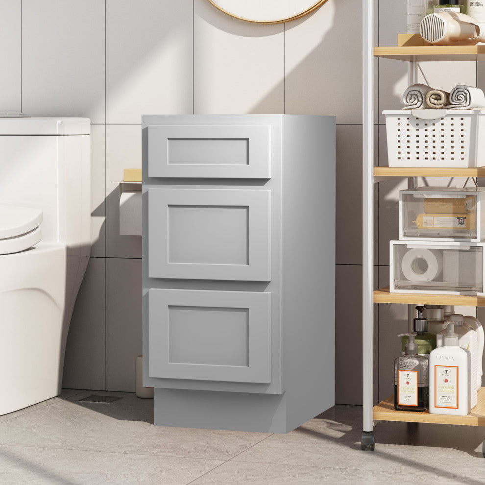 Vanity Art Vanity Cabinet, 15", Gray