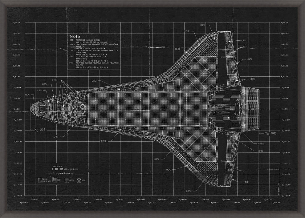 Space Race Diagram 1, Giclee Reproduction Artwork