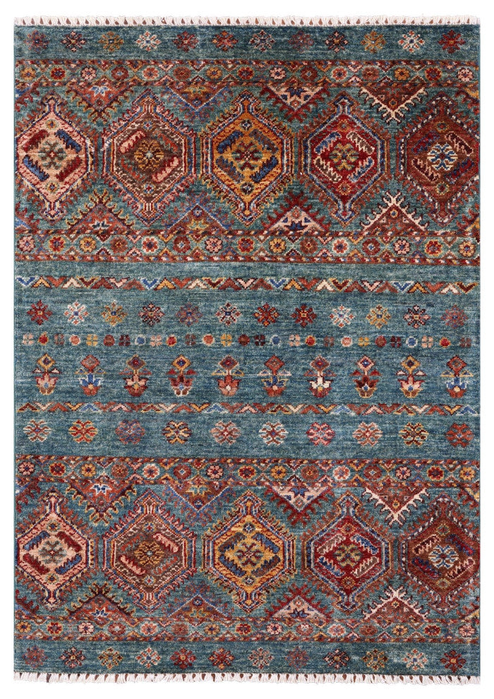 Khorjin Super Kazak Handmade Rug 2' 10" X 3' 11" Q11110