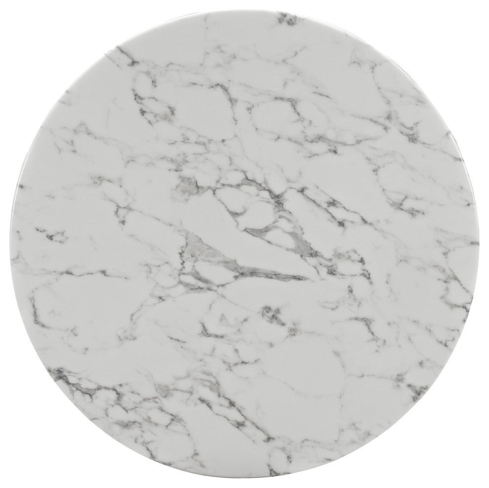 Modern Contemporary Kitchen 40" Dining Table White