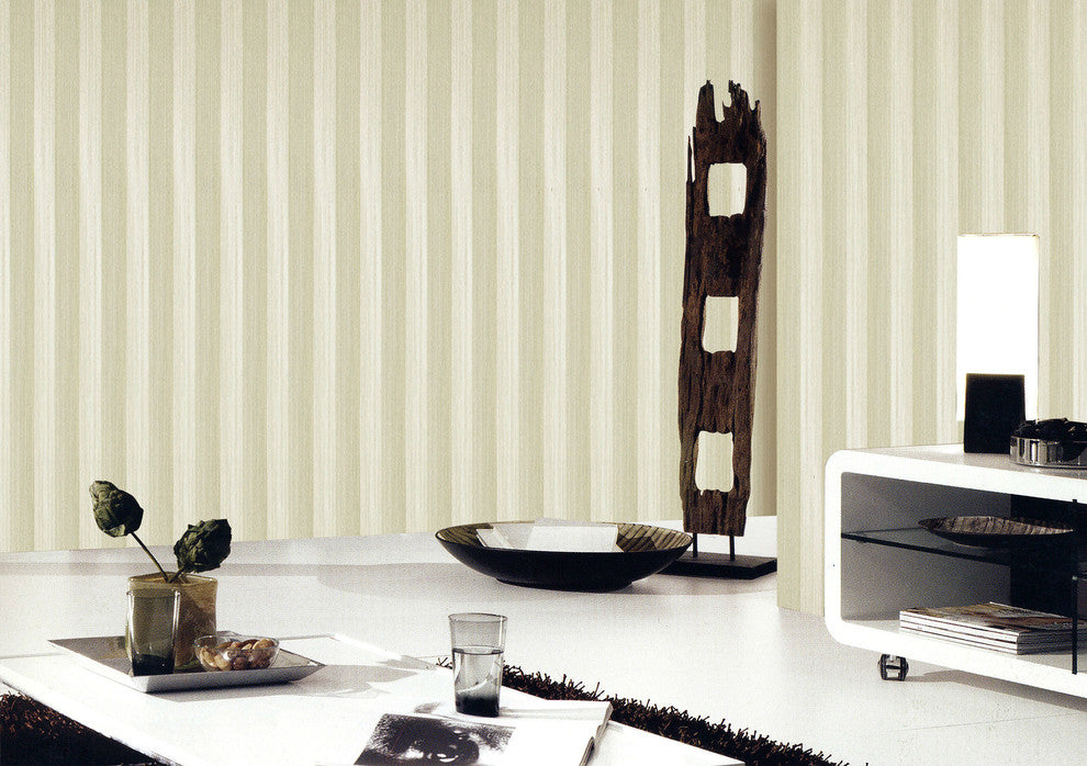 Legion Furniture Striated Stripe Wall Paper, 39"x18', Beige
