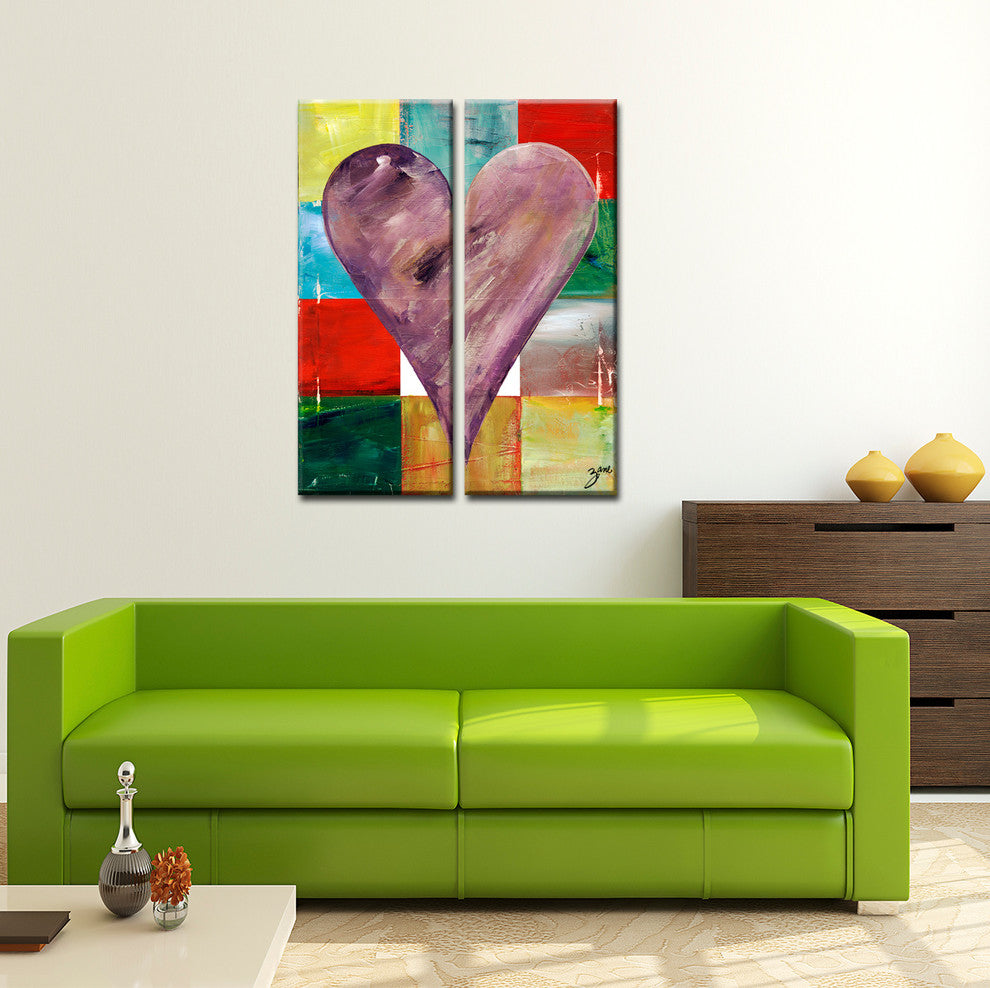 Heartwork "Cairo" 2-Piece Canvas Art Set, 40"x16"