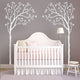 Bed Canopy Tree Wall Decals, White