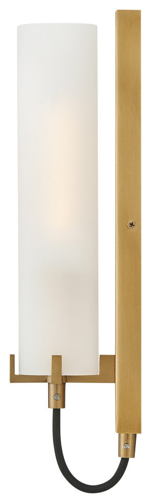 Hinkley Ryden Medium Single Light Sconce, Heritage Brass