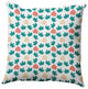 Lots of Leaves Indoor/Outdoor Throw Pillow, Unreal Teal, 18"x18"