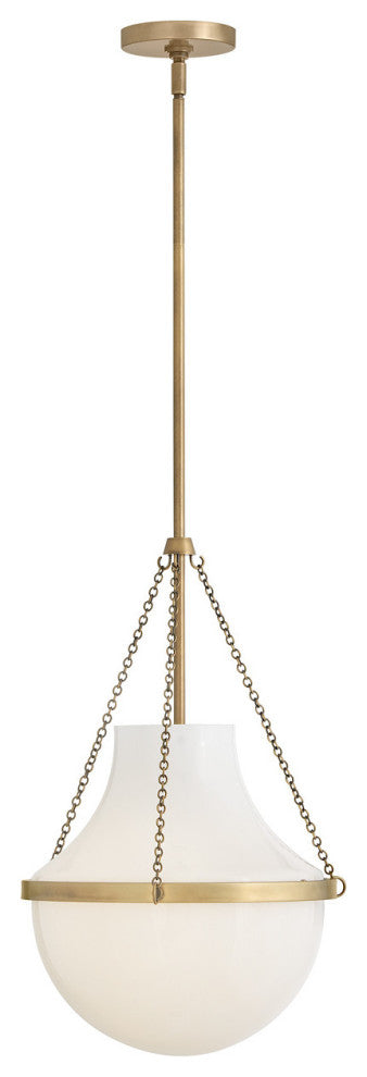 Hinkley Collins Medium Pendant, Heritage Brass