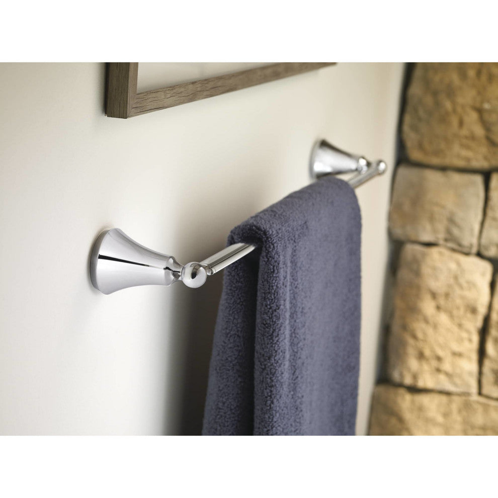 Moen YB5224CH Wynford 24" Towel Bar