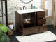 Home Living 19" Farmhouse Expresso-Light Bathroom Vanity